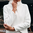 Удлиненный свадебный жакет