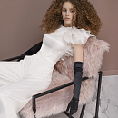 Свадебный комбинезон с рюшами фото