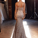 Кружевное свадебное платье рыбка с кейпом фото