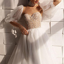 Прозрачный кейп с блесокм фото