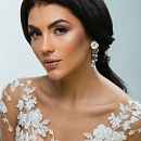 Объёмные серьги в форме цветов фото