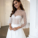 Блестящий короткий кейп фото