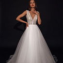 Летнее свадебное платье с блесокм фото