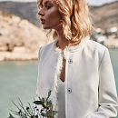 Свадебное пальто с мехом