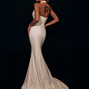 Сияющее свадебное платье русалка фото