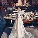 Свадебное платье в рустикальном стиле с рукавами фото