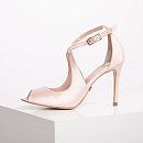 Свадебные сатиновые босоножки фото