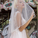 Фата с пайетками по краю фото