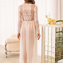 Будуарное платье с кружевными рукавами фото