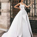 Свадебное платье русалка со съемной юбкой фото