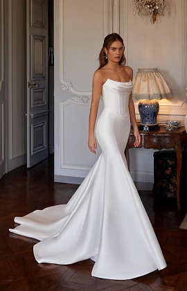 Роскошный свадебный комплект из микадо фото