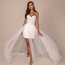 Короткое платье с прозрачной юбкой