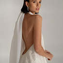 Свадебное платье мини с открытой спиной фото