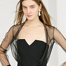 Черный брючный комбинезон фото