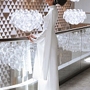 закрытое свадебное платье в стиле минимализм фото