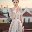 Комбинезон брючный вечерний с накидкой фото