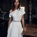 Минималистичное свадебное платье в греческом стиле фото