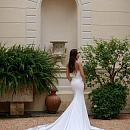 Свадебное платье рыбка со съемным болеро фото