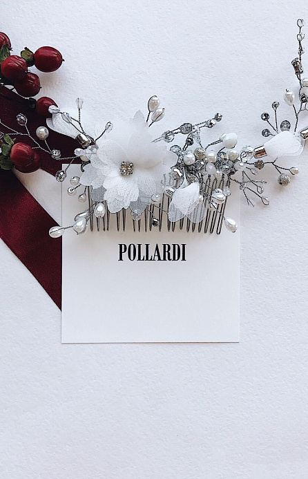 Гребень для свадебной прически фото