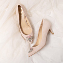 Свадебные замшевые туфли фото