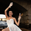 Свадебное платье в кружеве шантильи фото