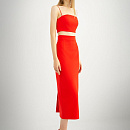 Костюм красная юбка и топ фото