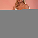 Сверкающее свадебные платье рыбка со съемным шлейфом фото