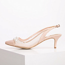 Свадебные туфли с открытой пяткой фото