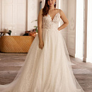 Блестящее свадебное платье для полных девушек