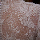 Кружевное свадебное платье русалка со шлейфом фото