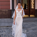 Стильная фата с мерцающей окантовкой фото