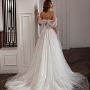 Блестящее свадебное платье с диснеевским корсетом фото