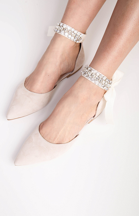 Свадебные босоножки с закрытым носом фото