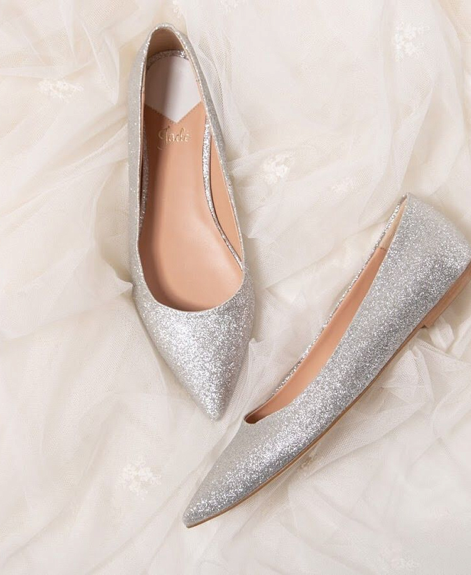 Свадебные балетки фото