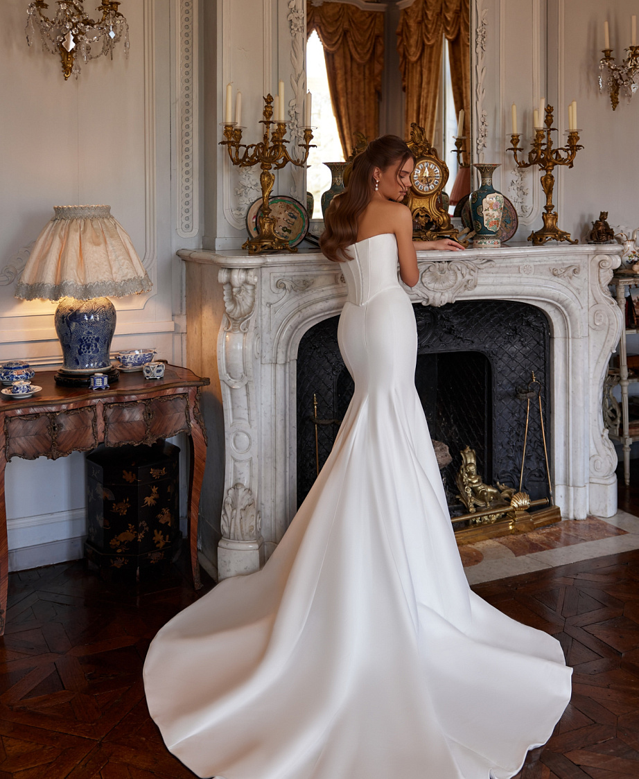 Роскошный свадебный комплект из микадо фото