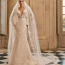 Длинная кружевная фата испанка фото