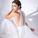 Красивое свадебное платье под горлышко фото