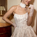 Роскошное свадебное платье из авторского кружева фото