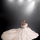 Роскошное свадебное платье силуэта принцесса фото