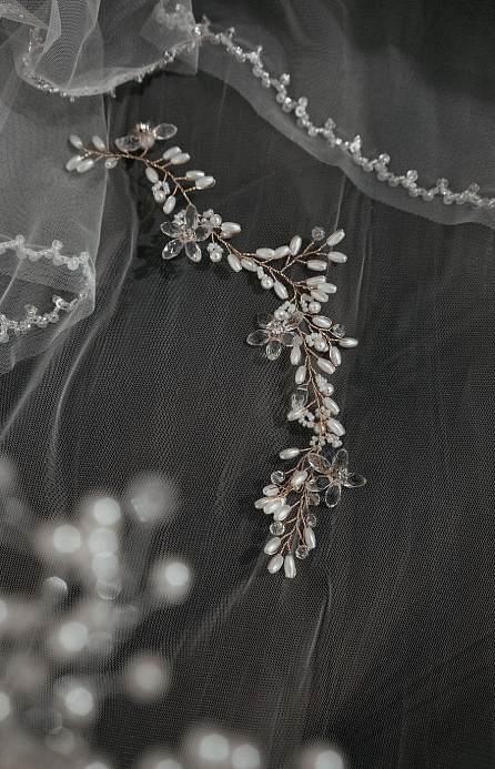 Украшение веточка для волос фото