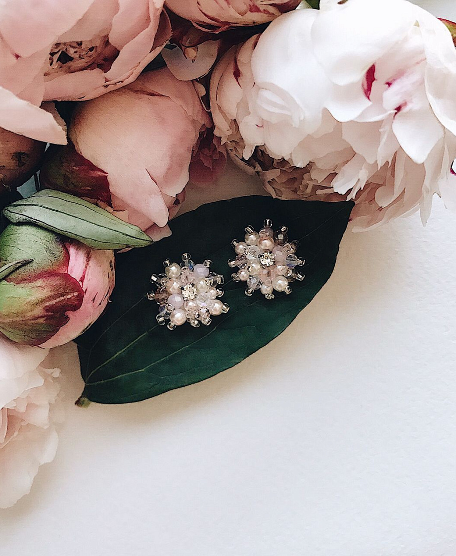 Серьги с жемчугом фото