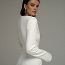 Свадебный комбинезон с декольте фото