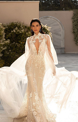 Роскошный свадебный кейп фото