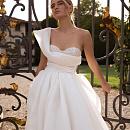 Красивое свадебное платье расшитое стеклярусом фото