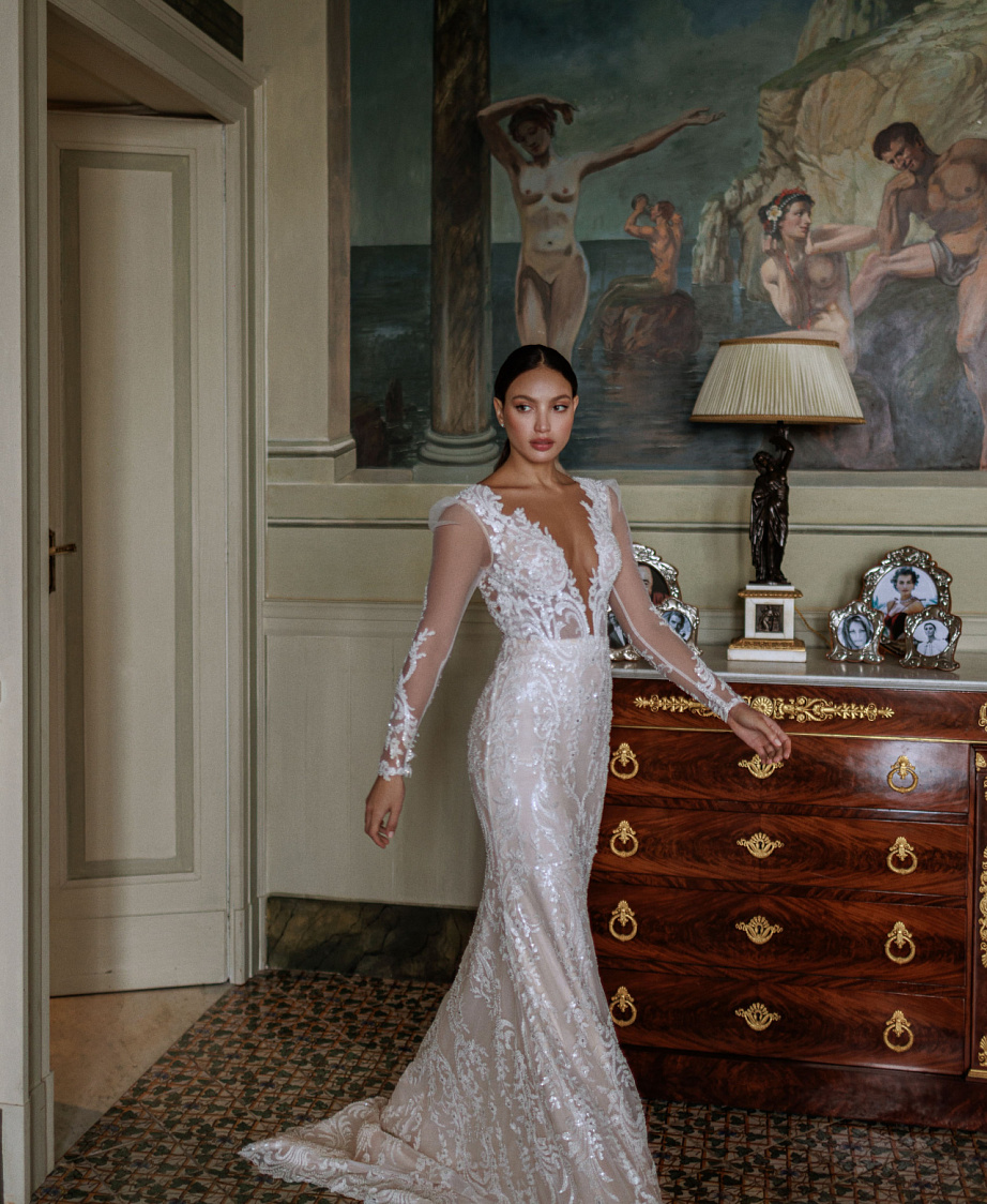 Роскошное блестящее свадебное платье-трансформер фото