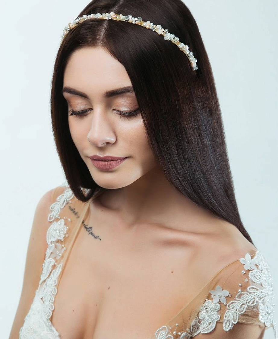 Сверкающий ободок для волос фото