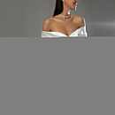 Роскошная кружевная русалка со съемным шлейфом фото