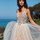 Воздушное сверкающее свадебное платье