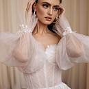 Кружевное свадебное платье в авторском кружеве