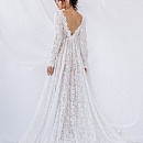 Кружевной пеньюар с рукавами фото